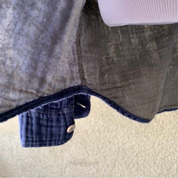 “CP Shades” Navy Double-layer Gauze Shirt size M - Picture 7 of 13